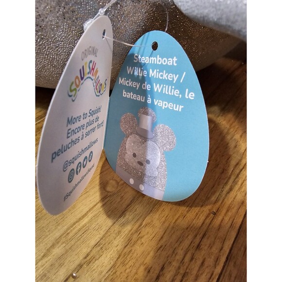 Squishmallow Steamboat Willie Disney 100 Year Exclusive 19” Large Plush w/ Tags - Picture 9 of 10